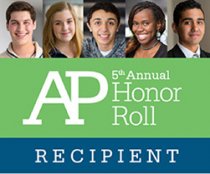 5th Annual AP Honor Roll Recipient