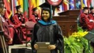 Ms. Jasmine Savla J.N. Tata Scholar of 2011 – 2012 at her Graduation Ceremony at the Indianapolis University, USA