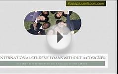 International Student Loans Without a Cosigner