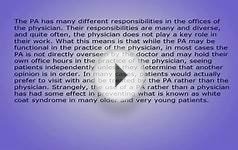Physician Assistant Job Description and Educational