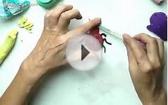 Sculpt a Lady Bug Children Art Education For Preschool