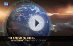The Role of Education in Sustaining Peace & Development